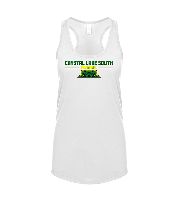 Crystal Lake South HS Football Keen - Womens Tank Top