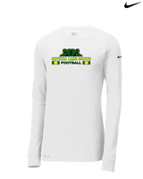 Crystal Lake South HS Football Stacked - Mens Nike Longsleeve