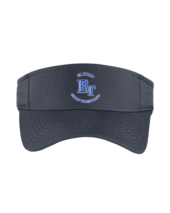 El Toro HS Girls Wrestling Logo 01 - Sport-Tek Mesh Visor