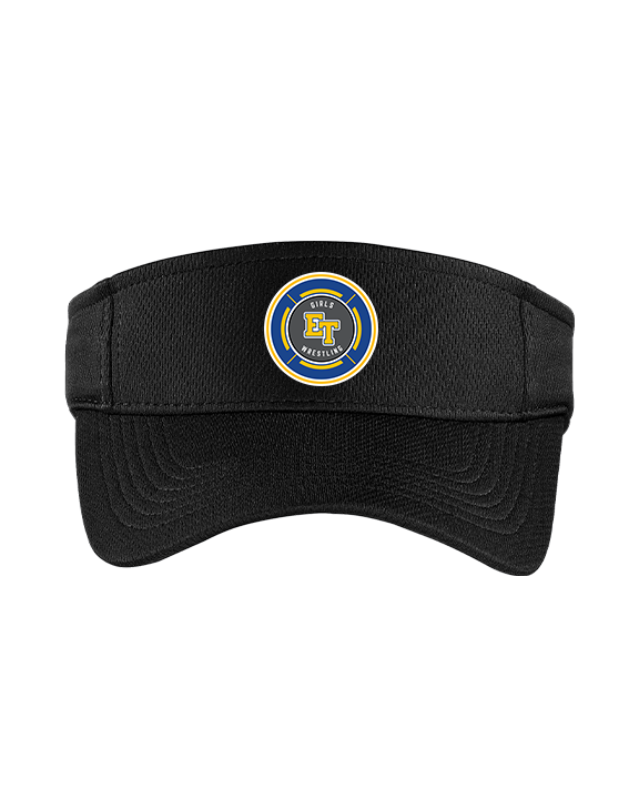 El Toro HS Girls Wrestling Logo 02 V2 - Sport-Tek Mesh Visor