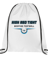 HIGHandTIGHT Football Design - Drawstring Bag