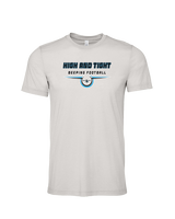 HIGHandTIGHT Football Design - Tri-Blend Shirt