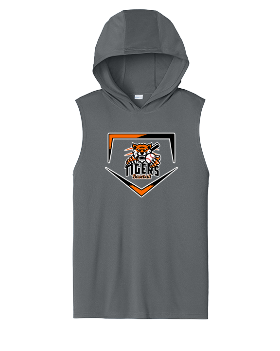 Herrin Jr HS Baseball Plate - Sport-Tek Competitor Sleeveless Hoodie