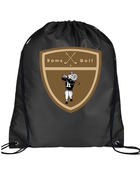 Holt HS Golf Crest - Drawstring Bag