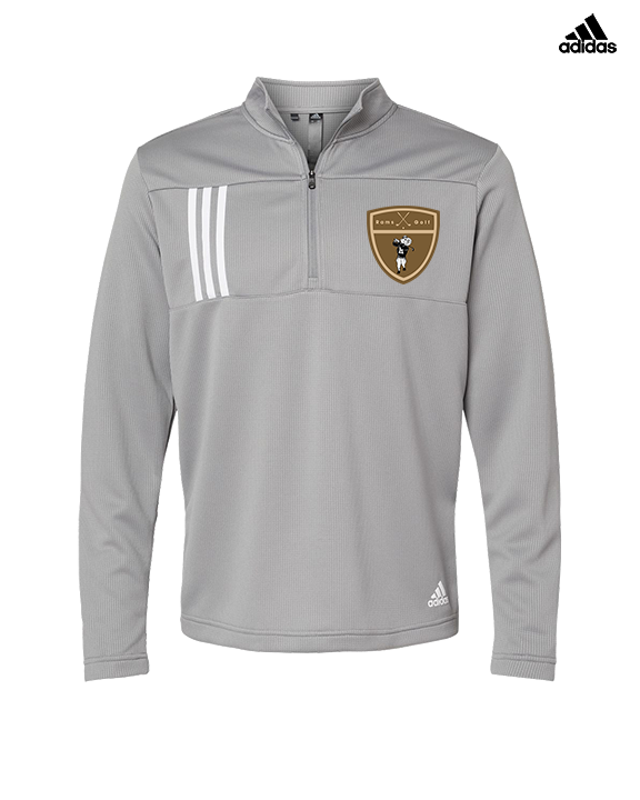 Holt HS Golf Crest - Mens Adidas Quarter Zip