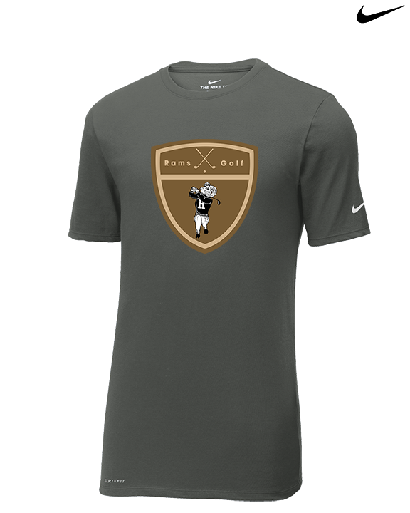 Holt HS Golf Crest - Mens Nike Cotton Poly Tee