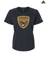 Holt HS Golf Crest - Womens Adidas Performance Shirt