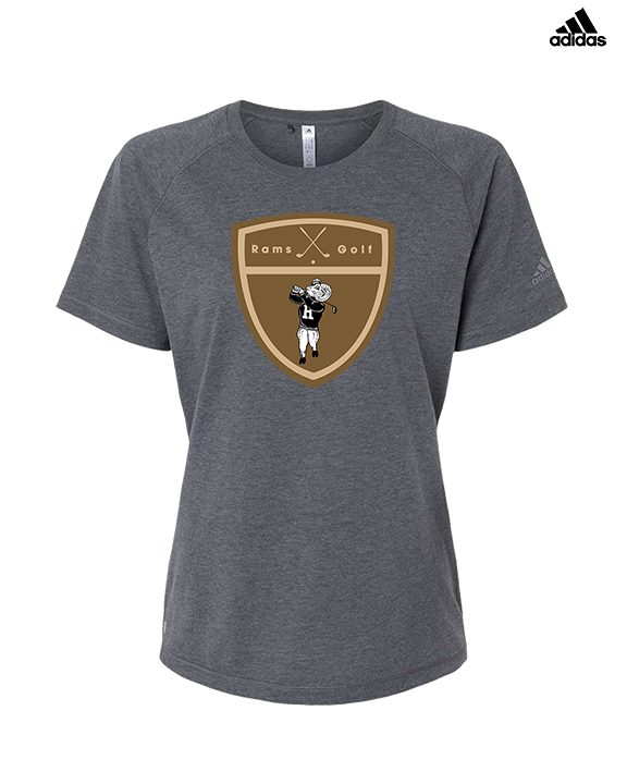 Holt HS Golf Crest - Womens Adidas Performance Shirt