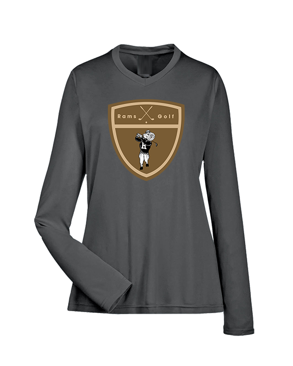 Holt HS Golf Crest - Womens Performance Longsleeve