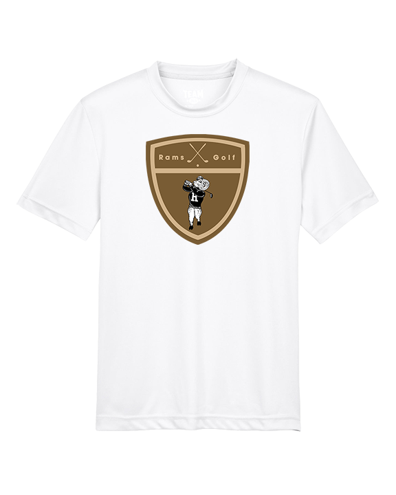 Holt HS Golf Crest - Youth Performance Shirt