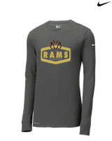 Holt Jr Rams Football Board - Mens Nike Longsleeve