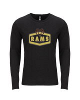 Holt Jr Rams Football Board - Tri-Blend Long Sleeve