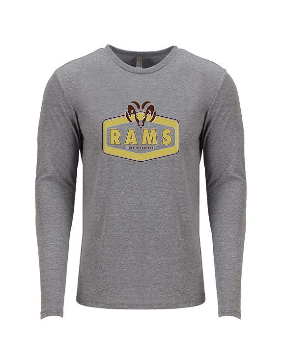 Holt Jr Rams Football Board - Tri-Blend Long Sleeve