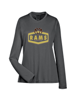 Holt Jr Rams Football Board - Womens Performance Longsleeve