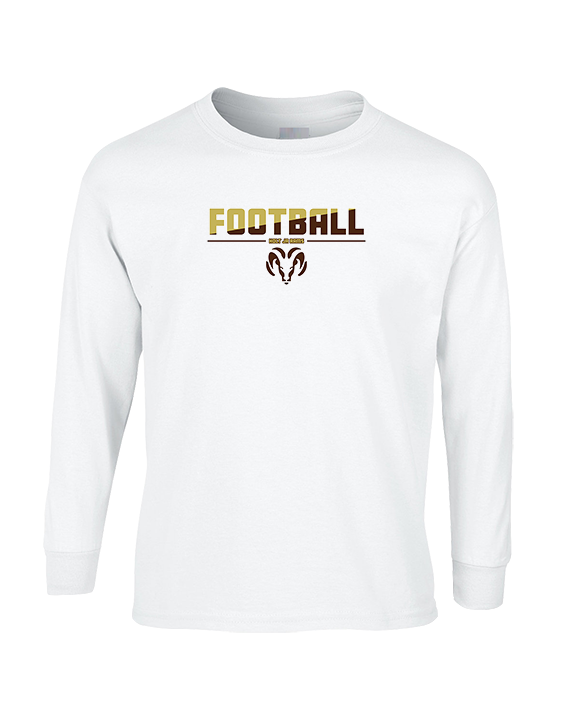 Holt Jr Rams Football Cut - Cotton Longsleeve