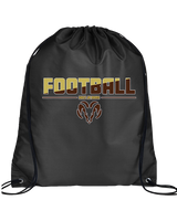 Holt Jr Rams Football Cut - Drawstring Bag