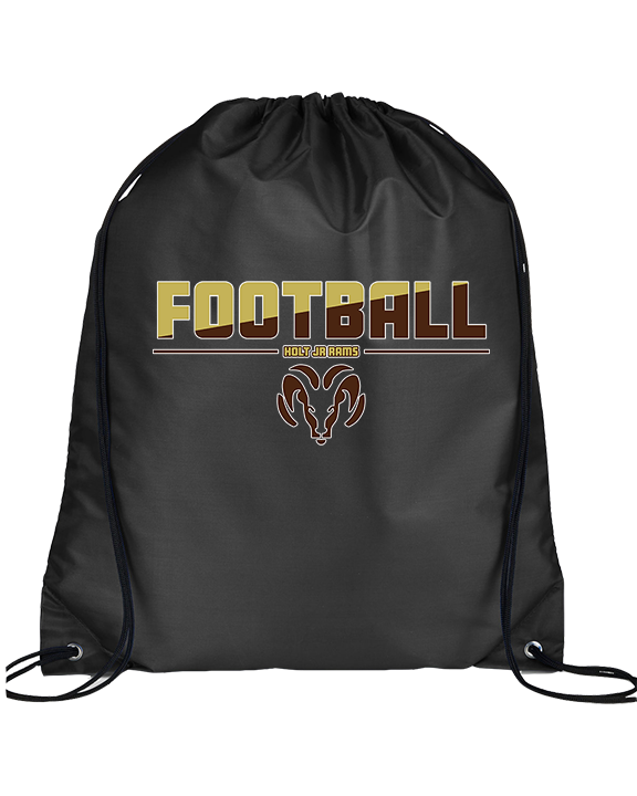 Holt Jr Rams Football Cut - Drawstring Bag