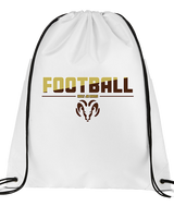 Holt Jr Rams Football Cut - Drawstring Bag