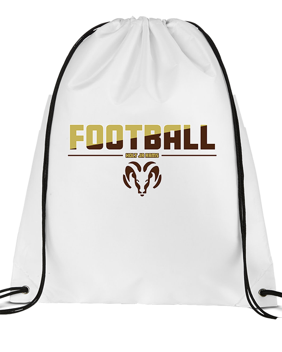 Holt Jr Rams Football Cut - Drawstring Bag