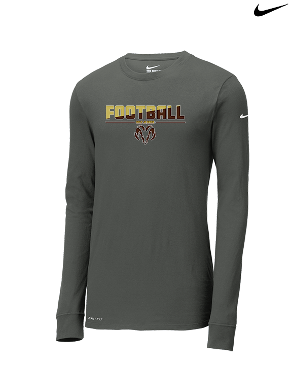 Holt Jr Rams Football Cut - Mens Nike Longsleeve