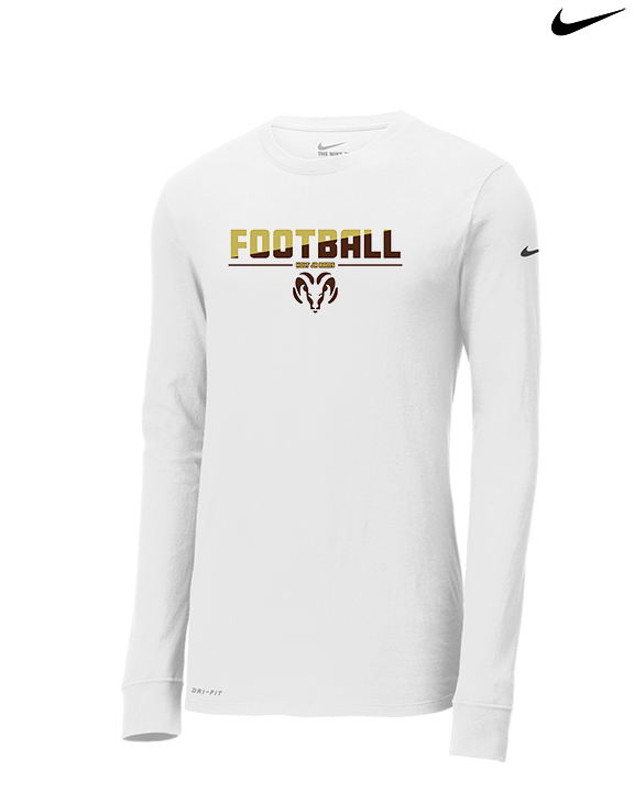 Holt Jr Rams Football Cut - Mens Nike Longsleeve