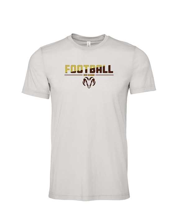 Holt Jr Rams Football Cut - Tri-Blend Shirt