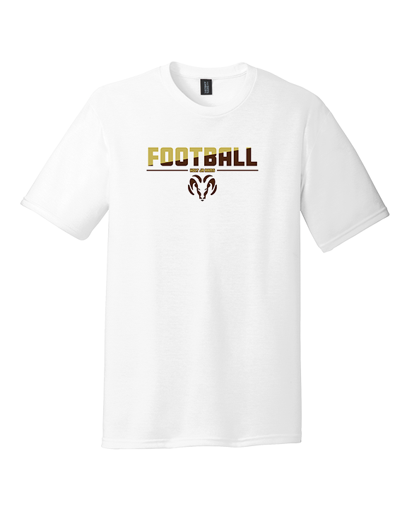 Holt Jr Rams Football Cut - Tri-Blend Shirt