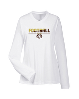 Holt Jr Rams Football Cut - Womens Performance Longsleeve