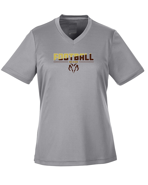 Holt Jr Rams Football Cut - Womens Performance Shirt