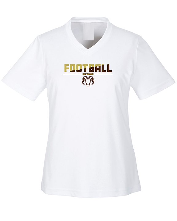 Holt Jr Rams Football Cut - Womens Performance Shirt