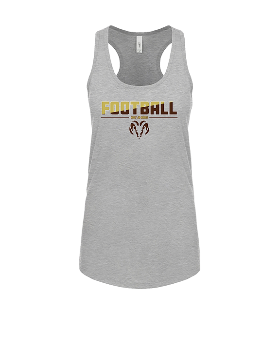 Holt Jr Rams Football Cut - Womens Tank Top