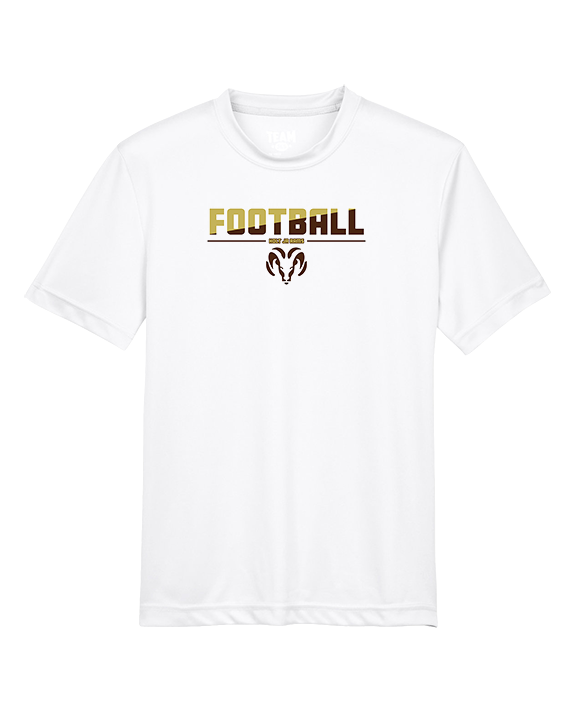 Holt Jr Rams Football Cut - Youth Performance Shirt