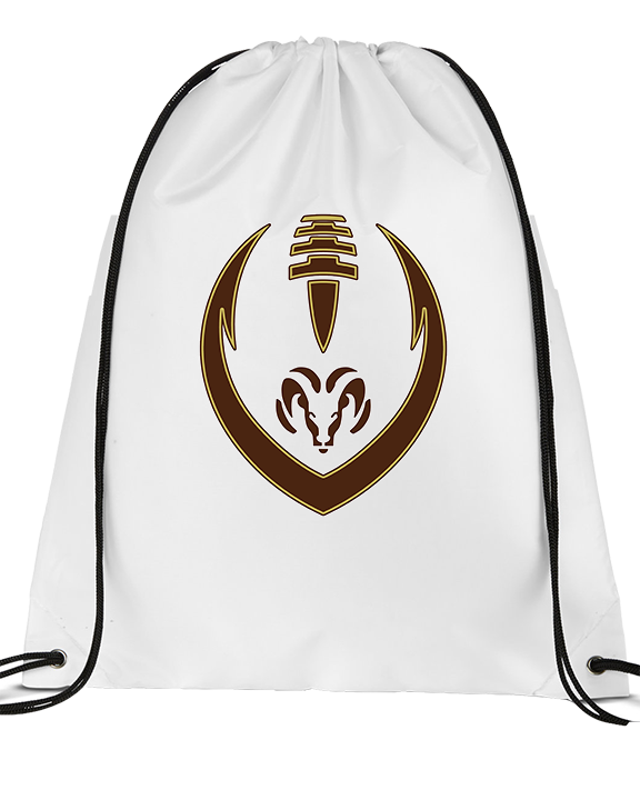 Holt Jr Rams Football Full Football - Drawstring Bag