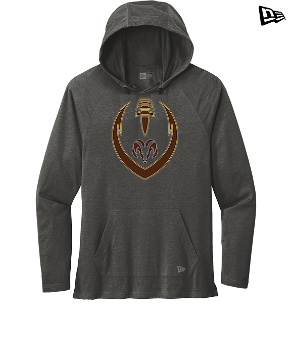 Holt Jr Rams Football Full Football - New Era Tri-Blend Hoodie