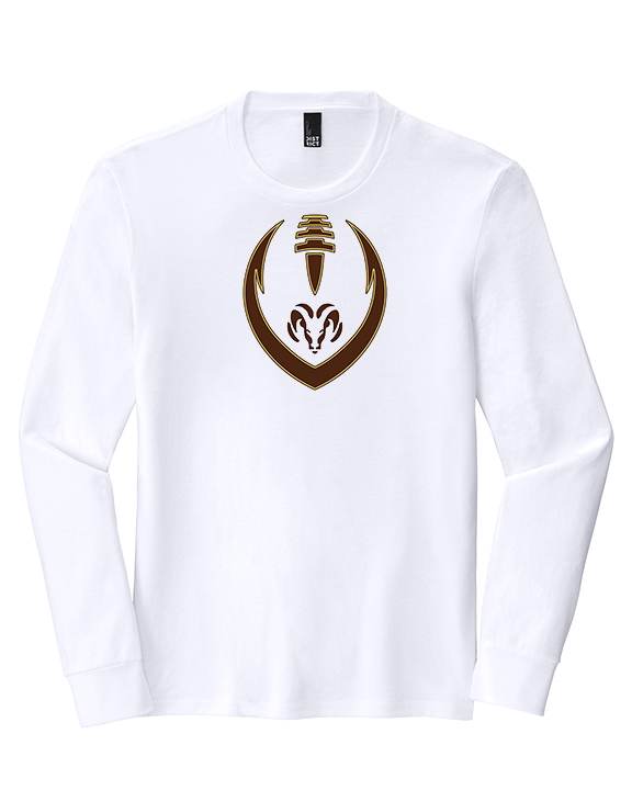 Holt Jr Rams Football Full Football - Tri-Blend Long Sleeve