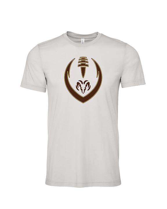 Holt Jr Rams Football Full Football - Tri-Blend Shirt