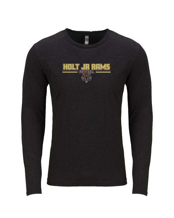 Holt Jr Rams Football Keen - Tri-Blend Long Sleeve