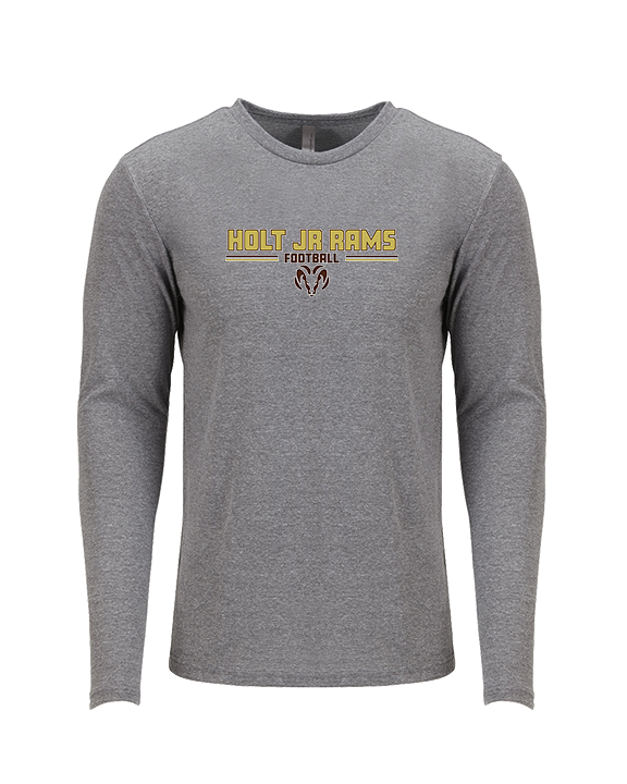 Holt Jr Rams Football Keen - Tri-Blend Long Sleeve