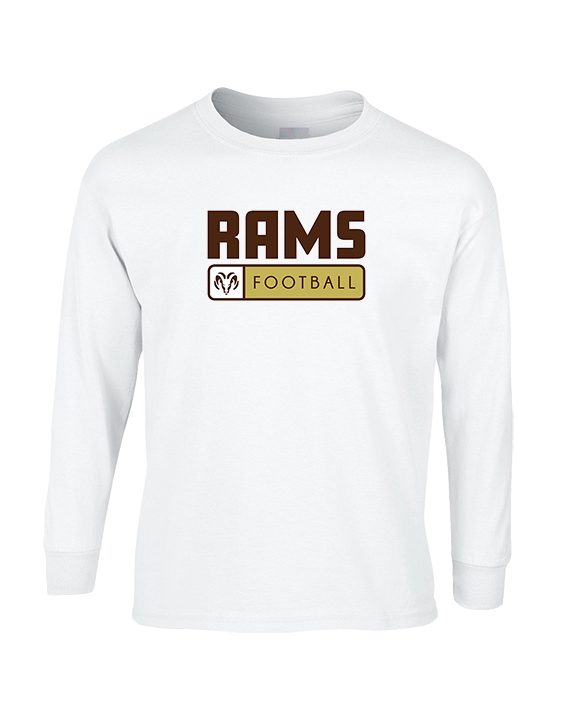 Holt Jr Rams Football Pennant - Cotton Longsleeve