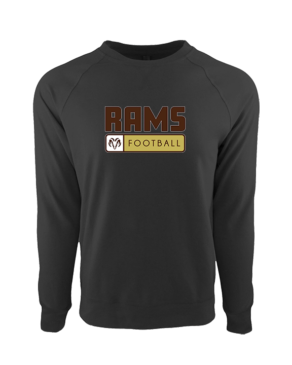 Holt Jr Rams Football Pennant - Crewneck Sweatshirt