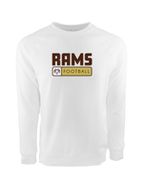 Holt Jr Rams Football Pennant - Crewneck Sweatshirt