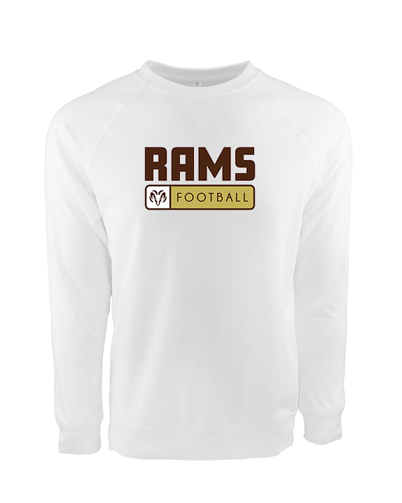 Holt Jr Rams Football Pennant - Crewneck Sweatshirt