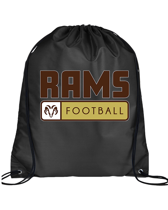 Holt Jr Rams Football Pennant - Drawstring Bag