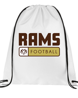 Holt Jr Rams Football Pennant - Drawstring Bag