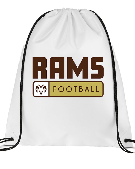 Holt Jr Rams Football Pennant - Drawstring Bag