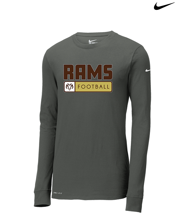 Holt Jr Rams Football Pennant - Mens Nike Longsleeve