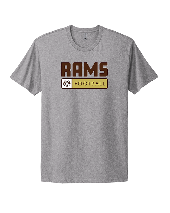 Holt Jr Rams Football Pennant - Mens Select Cotton T-Shirt