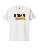 Holt Jr Rams Football Pennant - Mens Select Cotton T-Shirt