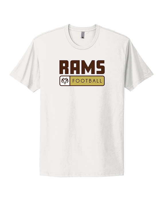 Holt Jr Rams Football Pennant - Mens Select Cotton T-Shirt