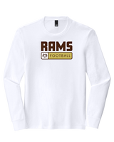 Holt Jr Rams Football Pennant - Tri-Blend Long Sleeve